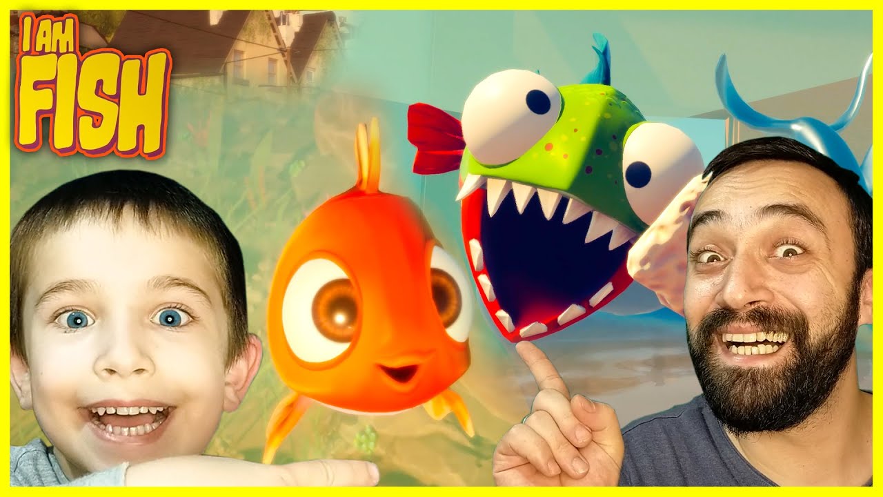 AKVARYUMDA KOŞAN BALIKLAR KAYIP ARKADAŞLARINI ARIYOR! I AM FISH SERT ÇOCUK PİRANA #2