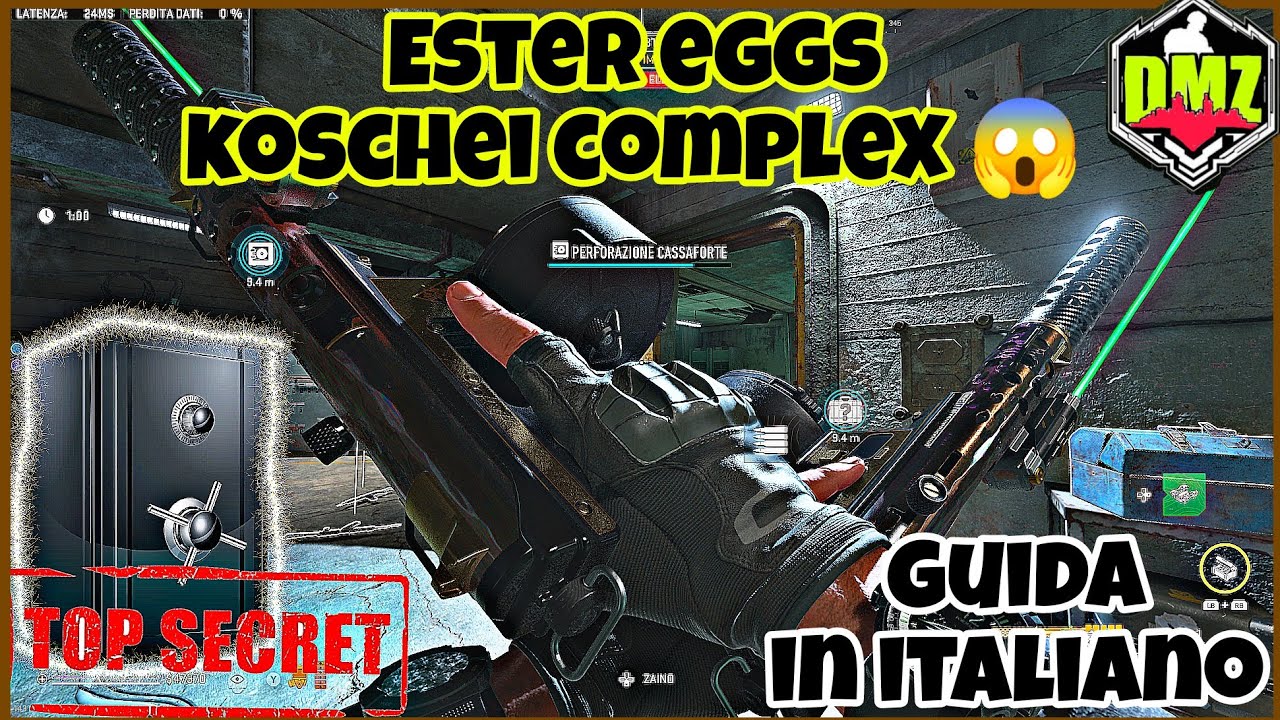 GUIDA KOSCHEI COMPLEX DEFINITIVA (ITA) + ESTER EGGS CASSAFORTE - DMZ Gameplay (ITA)