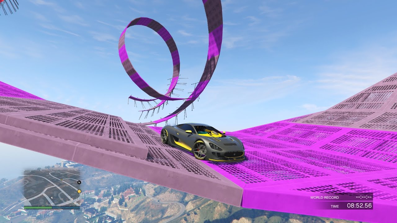 Gta 5 DrFly's Mega Wallride #2 222.222% of people break their controller trying to complete this har