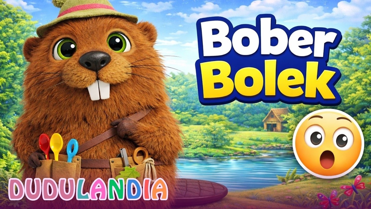 Bober Bolek 🦫 | Wesoła Piosenka dla Dzieci | Dudulandia