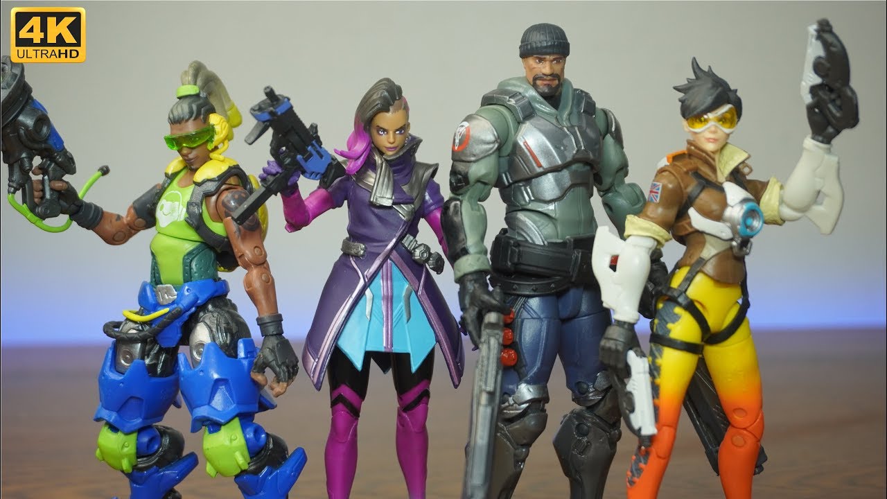 Unboxing: Hasbro Ultimates Overwatch Wave 1 (Tracer, Reyes, Lucio, and Sombra)