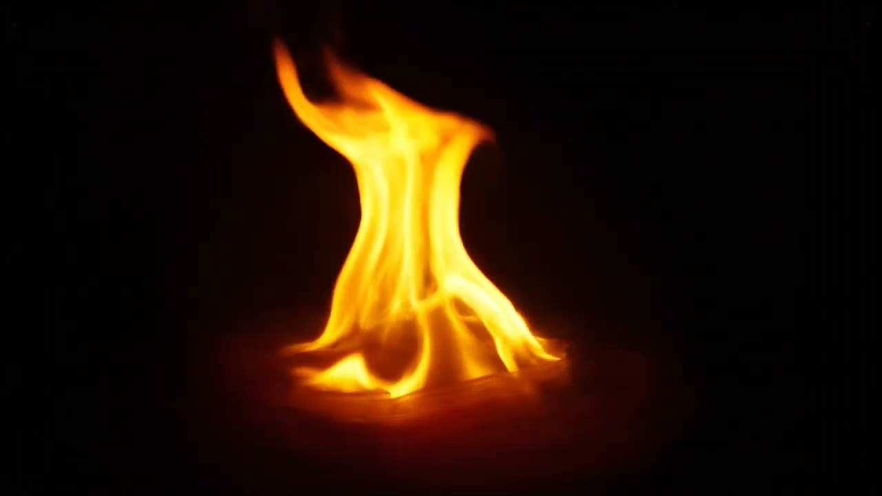 1 Hour Meditation, Deep Resonate Frequency With Fire Visualization, Pulsating Tones With Vocal Pad