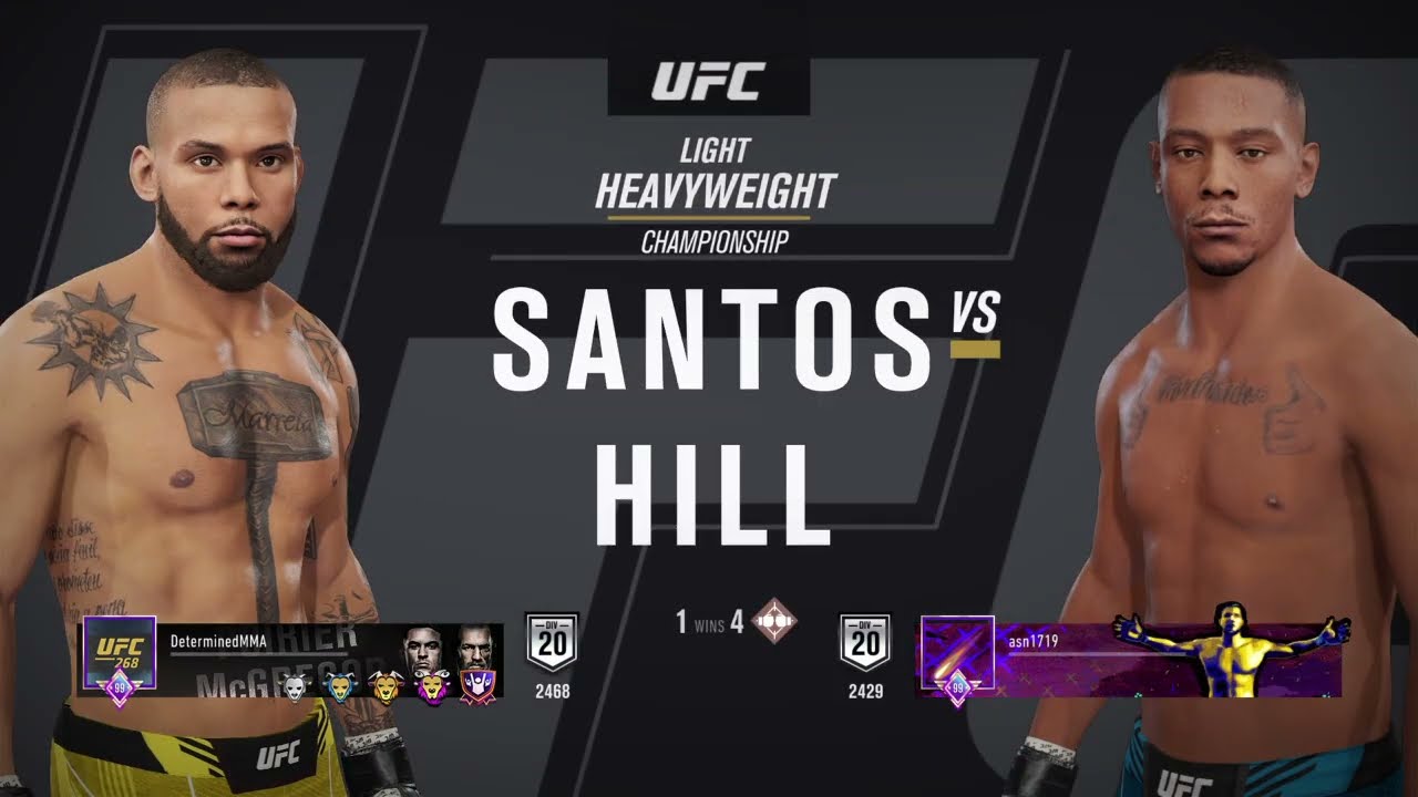 EA SPORTS™ UFC® 4 [Santos vs Hill]