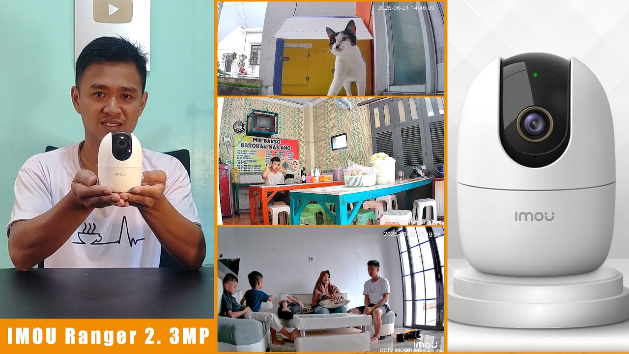 IMOU Ranger 2. Camera 3mp Output 2K, Rekomendasi CCTV untuk di Dalam Rumah Kita