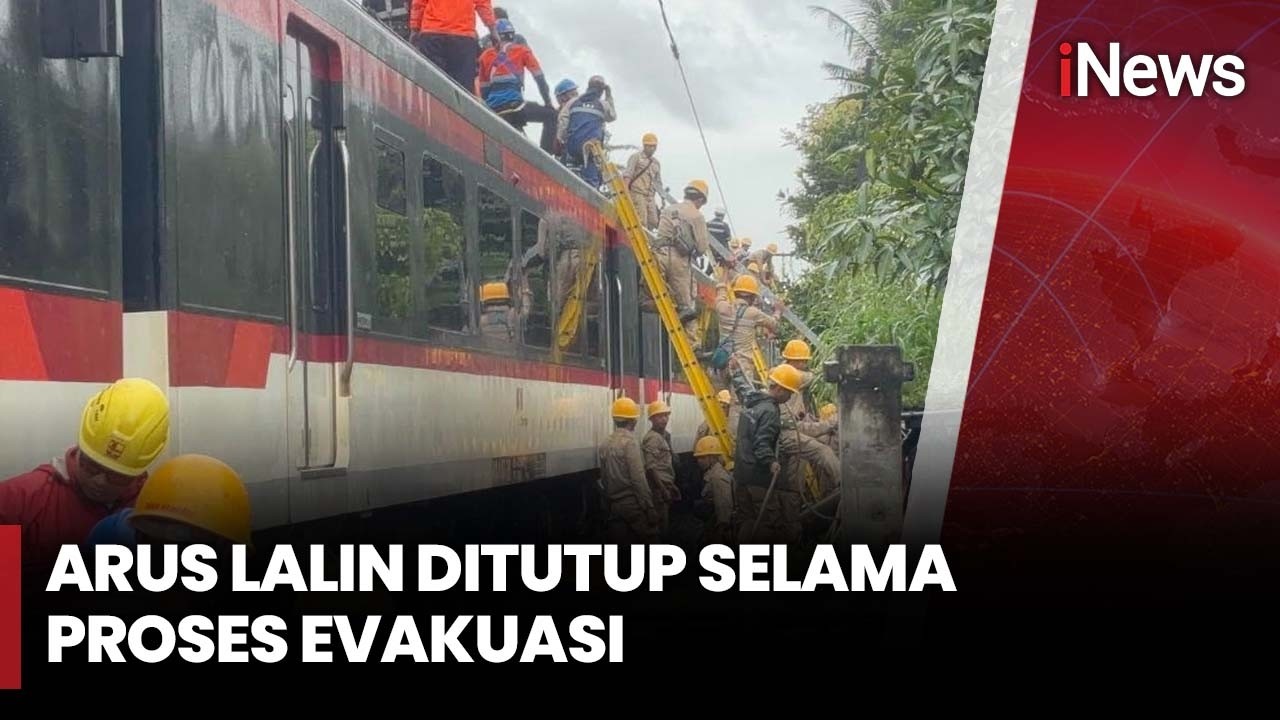 Proses Evakuasi Kereta Bandara yang Tabrak Truk di Poris Masih Berlangsung | iNews Today 20/2