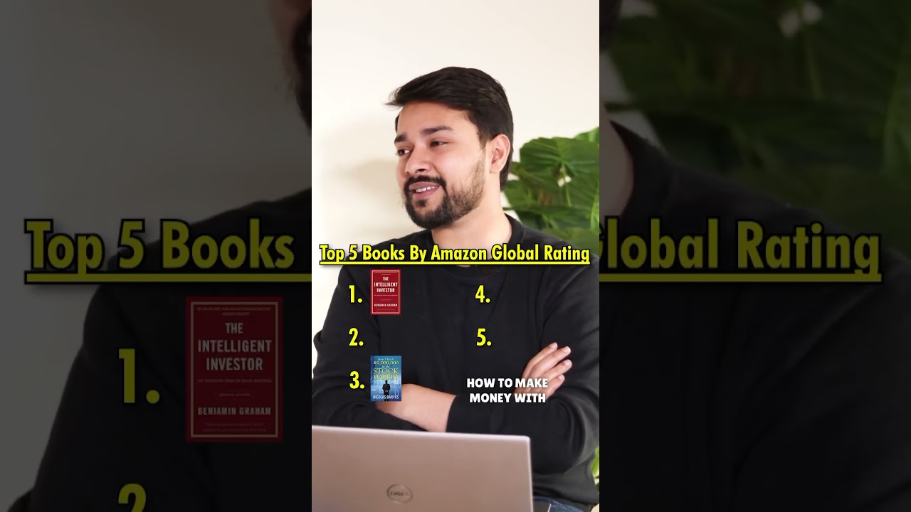 Top 5 Best Rated Books In Stock Market #harshgoela #stockmarket #investing