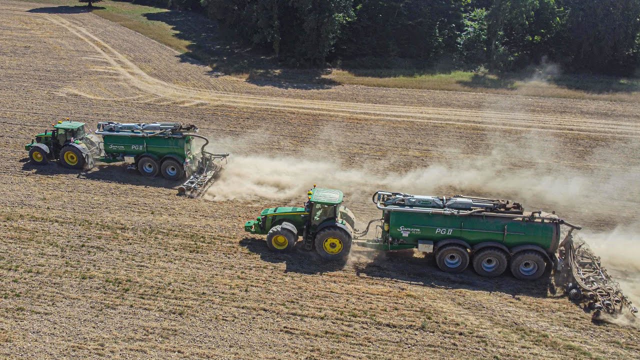 🤩 Team John deere et Samson de 51 m3 au lisier 2022 | ETA Herve