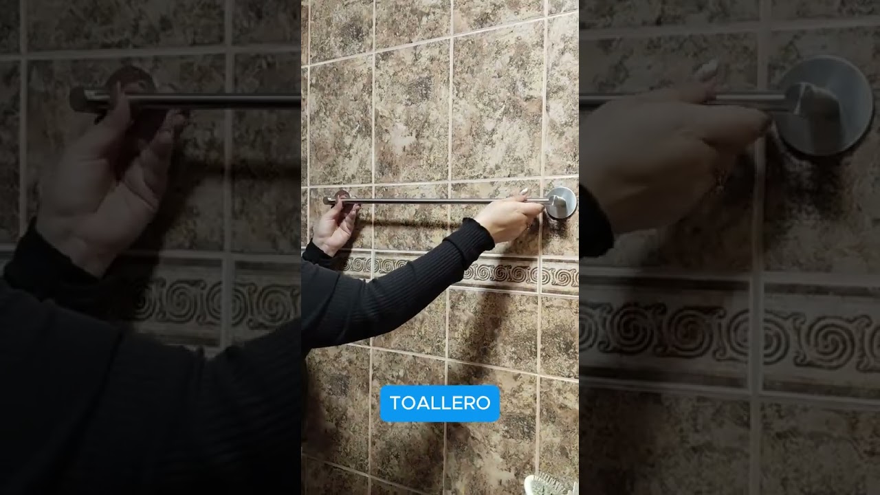 #accesorio adhesivo para ba&ntilde;o🌟                                                        #ba&ntilde;osmodernos