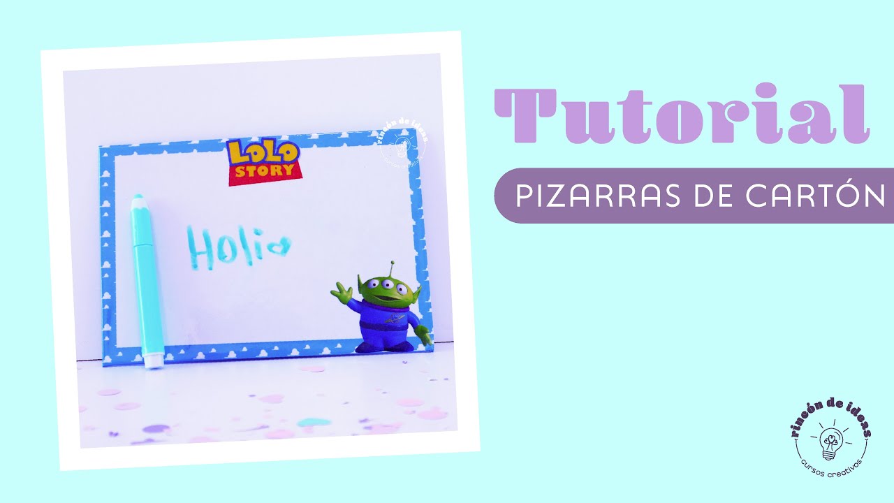 ¿Cómo hacer pizarra de cartón?