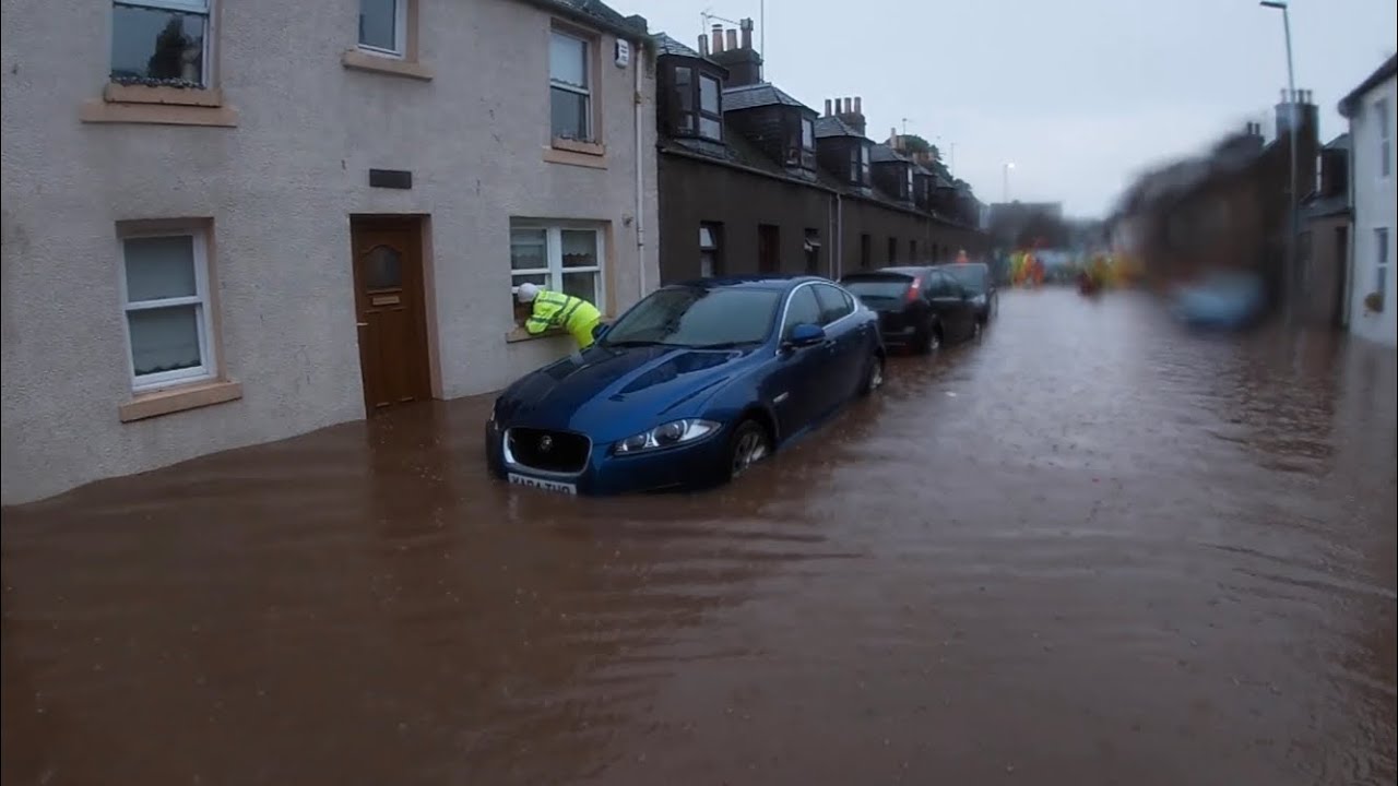 Stonehaven Floods August 2020