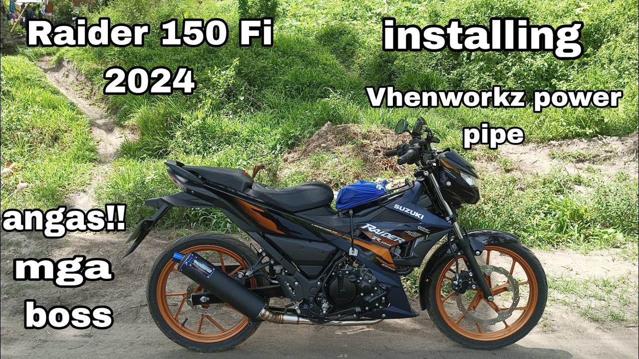 Raider 150 Fi 2024| Installing vhenworkz power pipe
