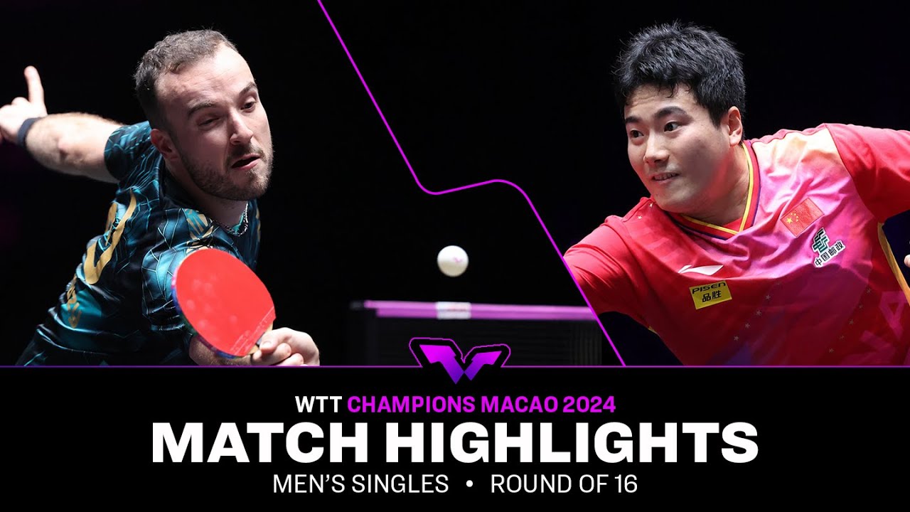 FULL MATCH | Simon Gauzy vs Liang Jingkun | MS R16 | #WTTMacao 2024