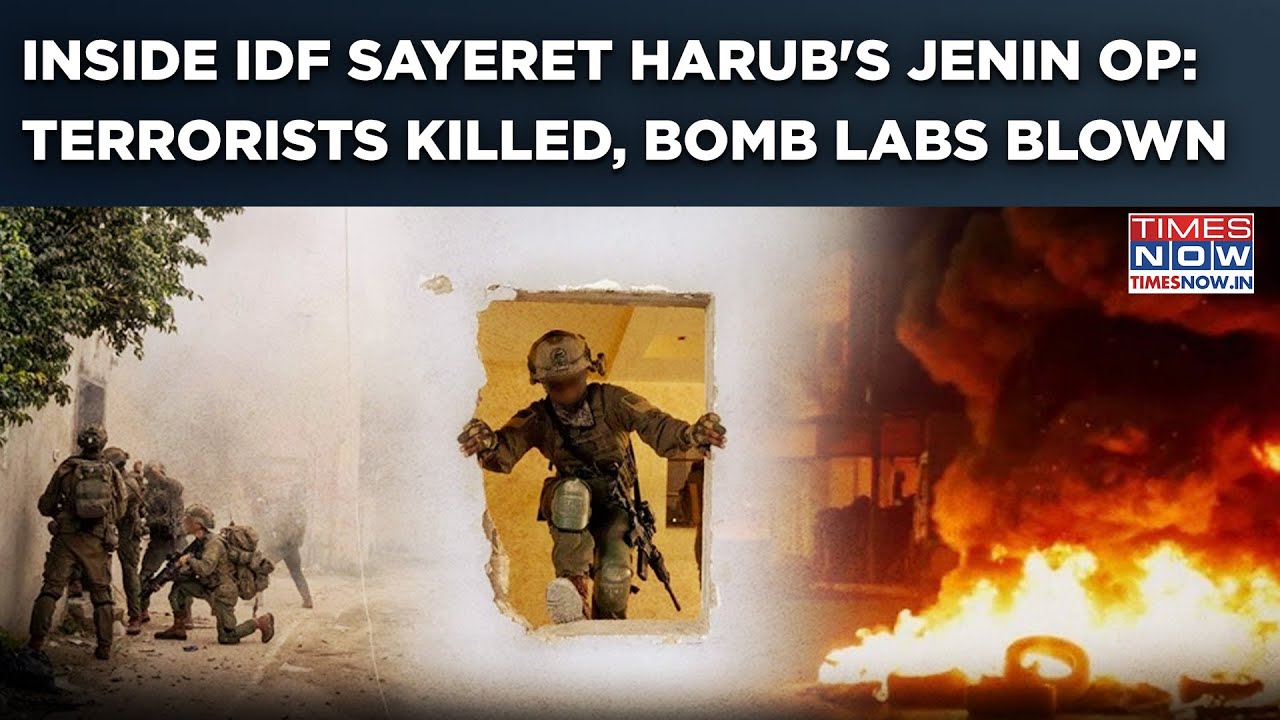Inside IDF Sayeret Harub's Fierce Jenin Op: Watch Terrorists Killed, Terror Labs Bombed, Arms Seized
