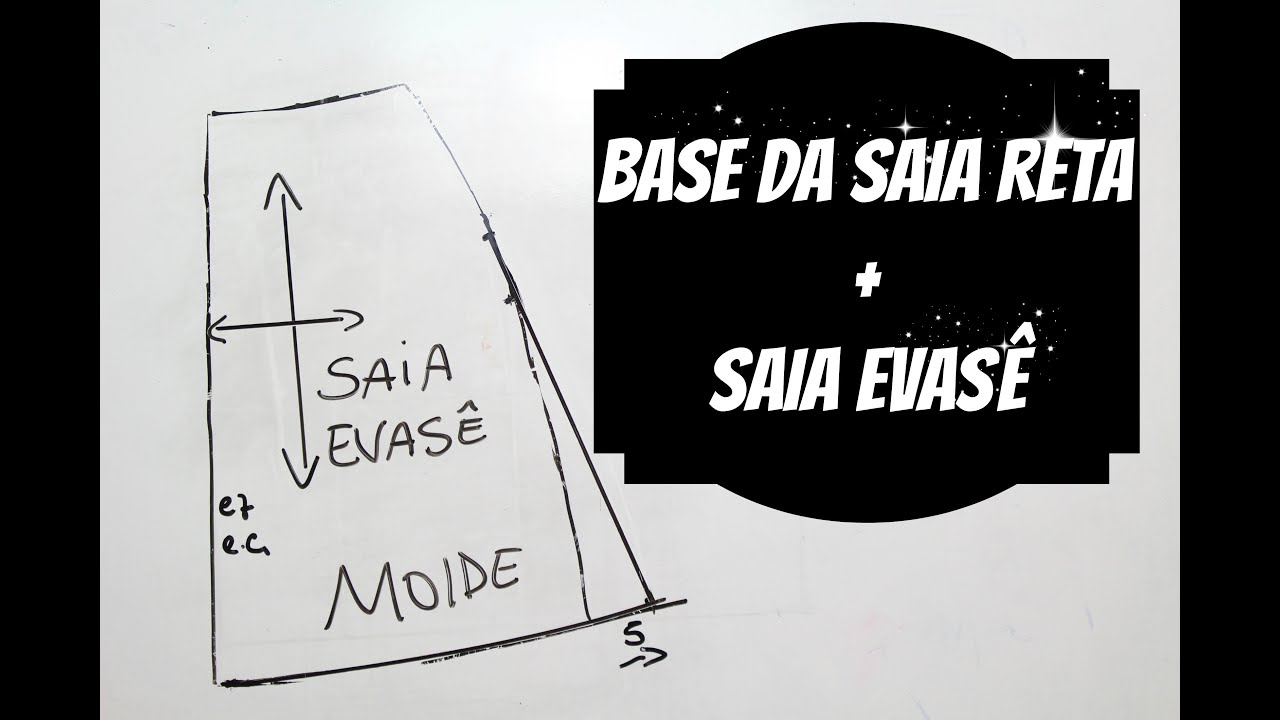 MOLDE BASE DA SAIA RETA + SAIA EVASÊ | Dayse Costa