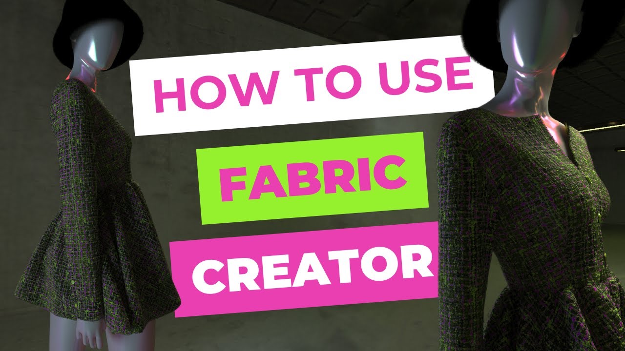 Как использовать Fabric Creation в Clo3D 7.3 — Clo3D Beginner Tutorial