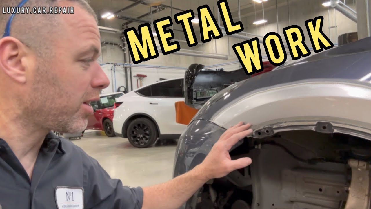 TESLA REPAIR - Tesla fender / wing repair