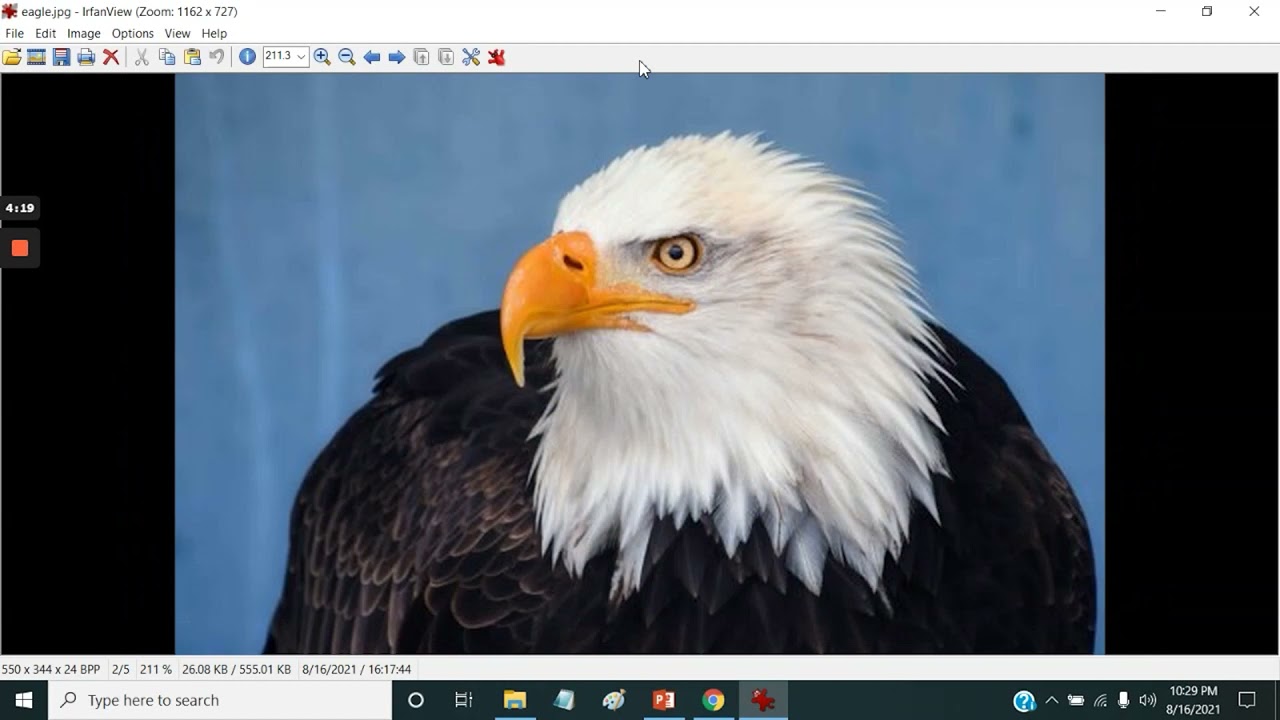 Free Image Editing with IrfanView