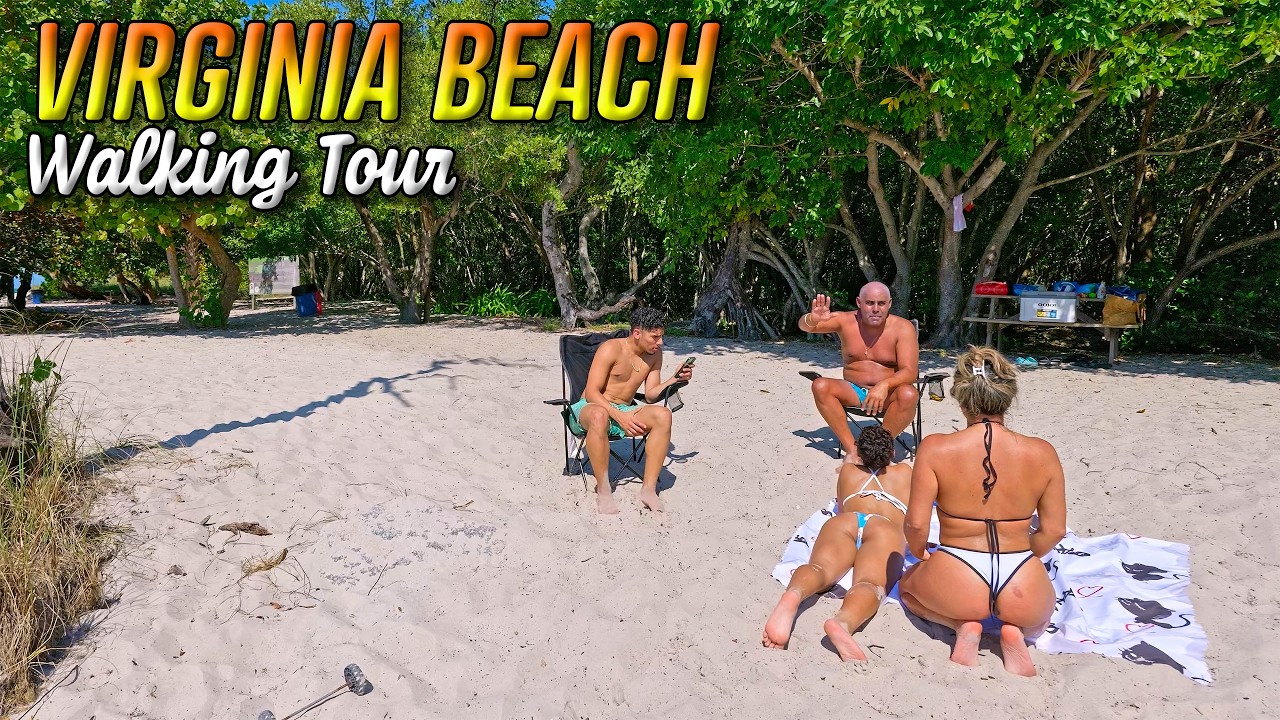 Exploring Virginia Beach | Miami Beachside Walk 4K