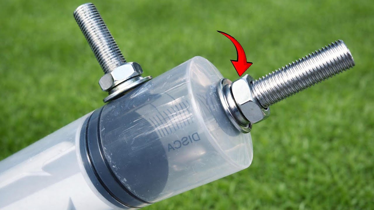 A Brilliant Idea Using a Syringe and an Old Bike Valve – Simple but Extremely Effective.