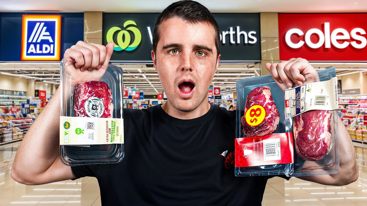I Compared Steak from Aldi, Woolworths & Coles