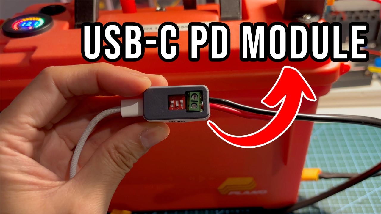 How to charge 12V LiFePO4 batteries with USB-C PD