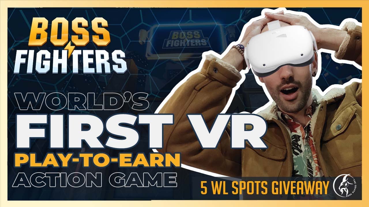Boss Fighters World's First VR Play-and-Earn Action Game!!!