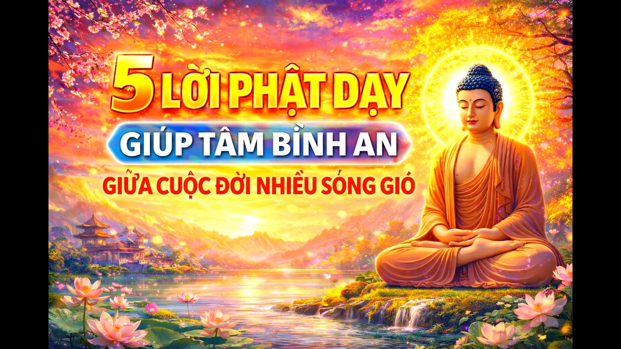 5 Lời Phật Dạy Giúp Tâm Bình An Giữa Cuộc Đời Nhiều Sóng Gió