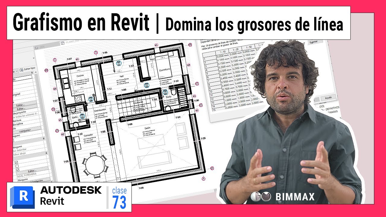GROSORES DE LÍNEA en REVIT ✅ Para que nunca más tengas planos con un GRAFISMO FEO