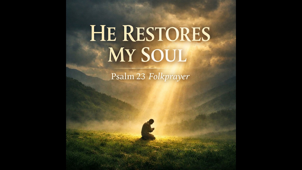 Psalm 23 – He Restores My Soul | Calm Christian Folk Prayer (Acoustic Worship)
