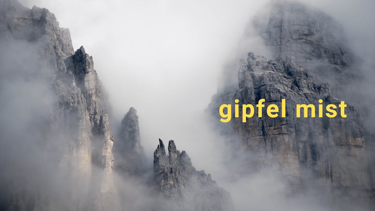 Gipfel Mist