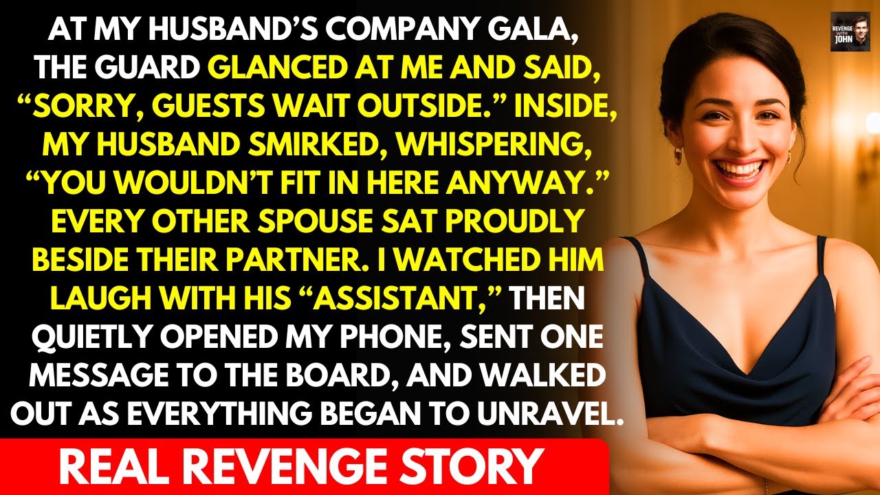 My Husband Said I Didn’t Belong at His Luxury Gala—Now I Own the Firm He Stole My Ideas For