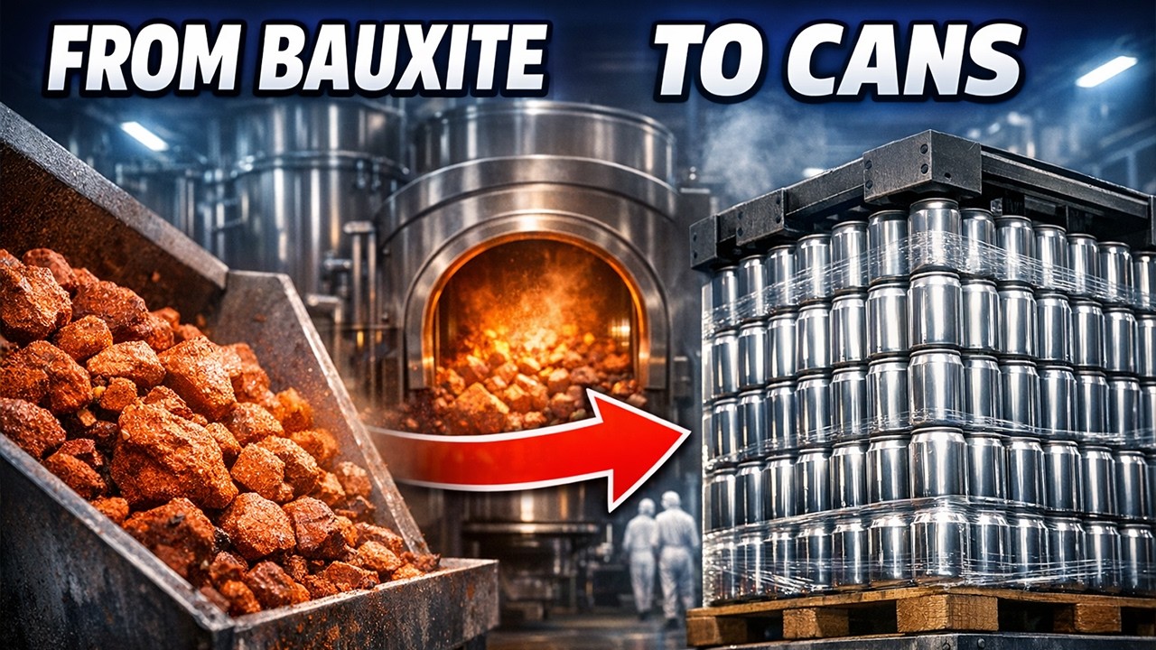 Inside The Modern Aluminum Can Factory: From Mined Bauxite Ore To Palletized Beverage Cans