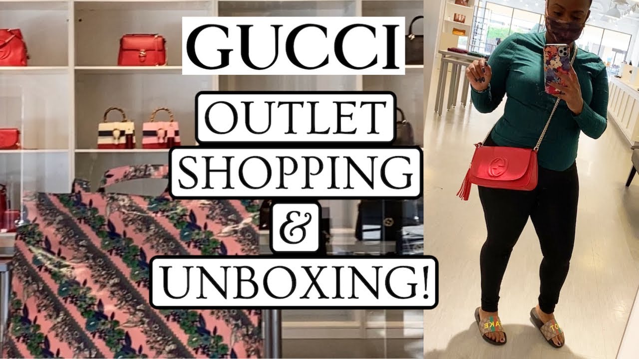 SHOPPING AT THE GUCCI OUTLET STORE ~ DISCOUNTED GUCCI, IS IT WORTH IT??