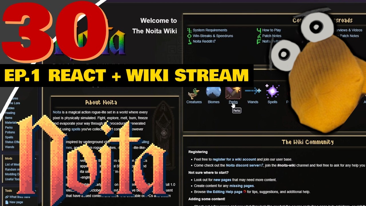 Goragle Streams - Noita (Day 30)