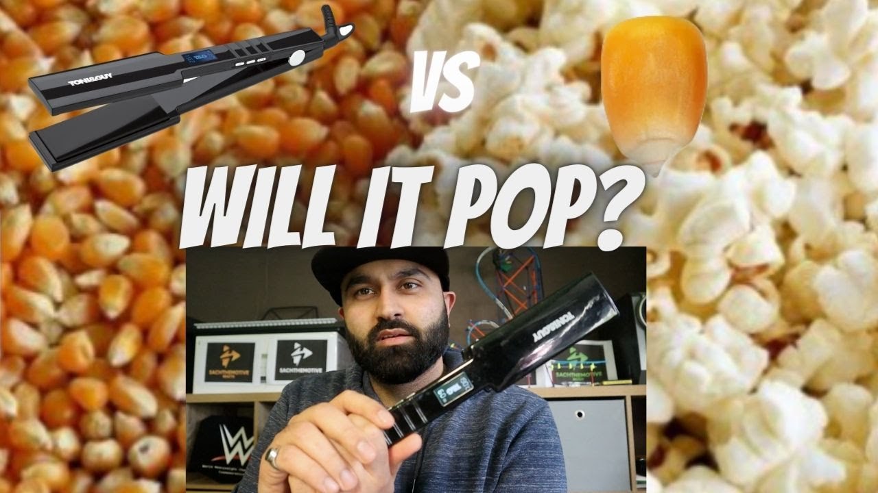 can you pop popcorn with a hair straightener ?