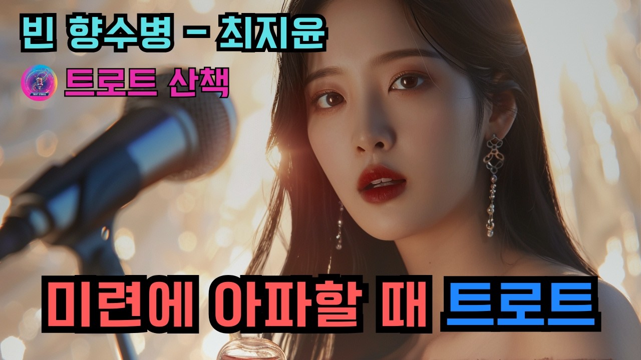 [트로트] 지워지지 않는 미련에 아파할 때 듣기 좋은 트로트 | 빈 향수병 - 최지윤 #트로트 #트롯 #ktrot