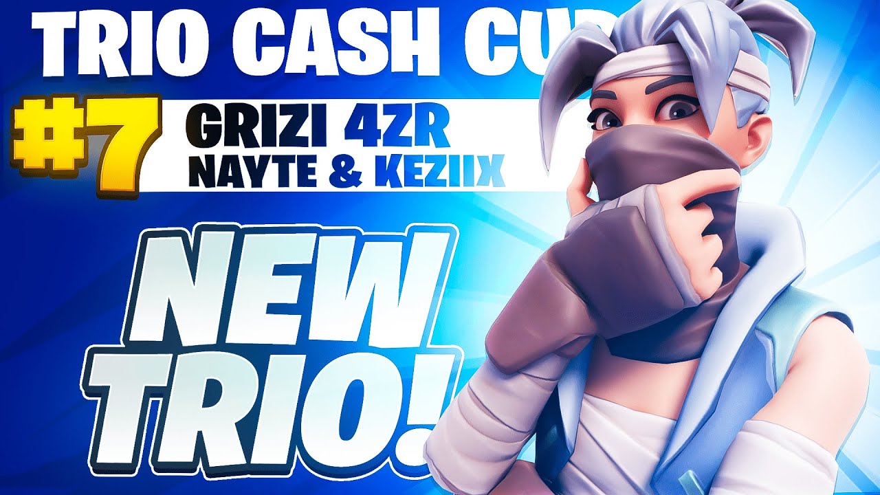 7TH in TRIO CASH CUP 🏆 w/ MY NEW TRIO! (1,200$) | 4zr
