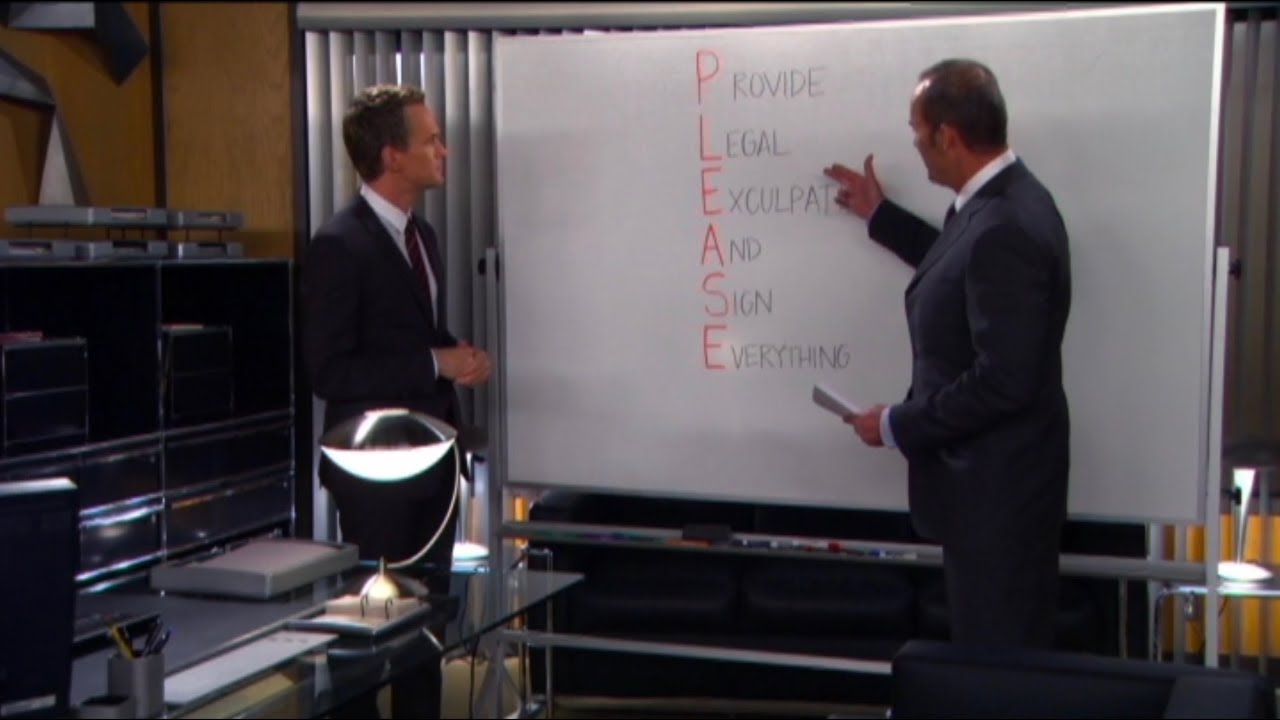 Barney Stinson munkája - Így jártam anyátokkal - K. É. R. L. E. K.