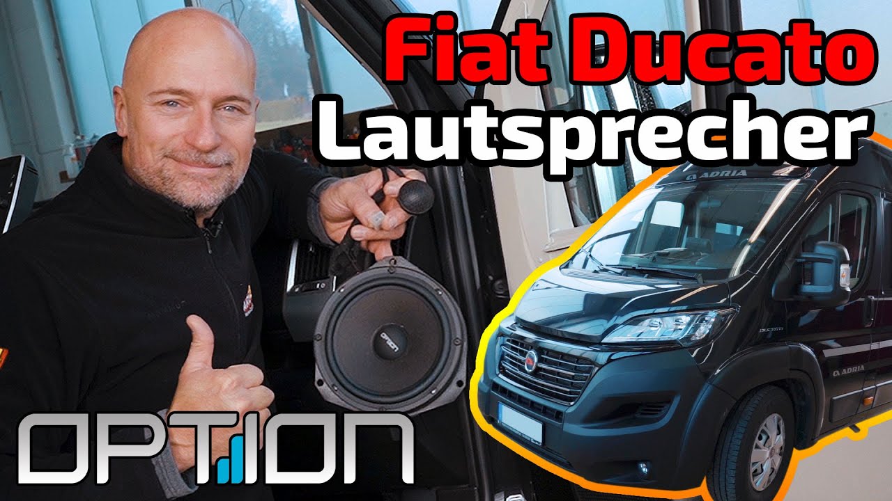Fiat Ducato | Lautsprecher selber einbauen | OPTION