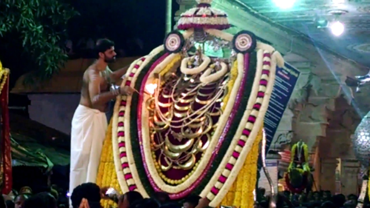 Suchindram Thanumalayan Temple sabthavarnam 10-Jan- 2017