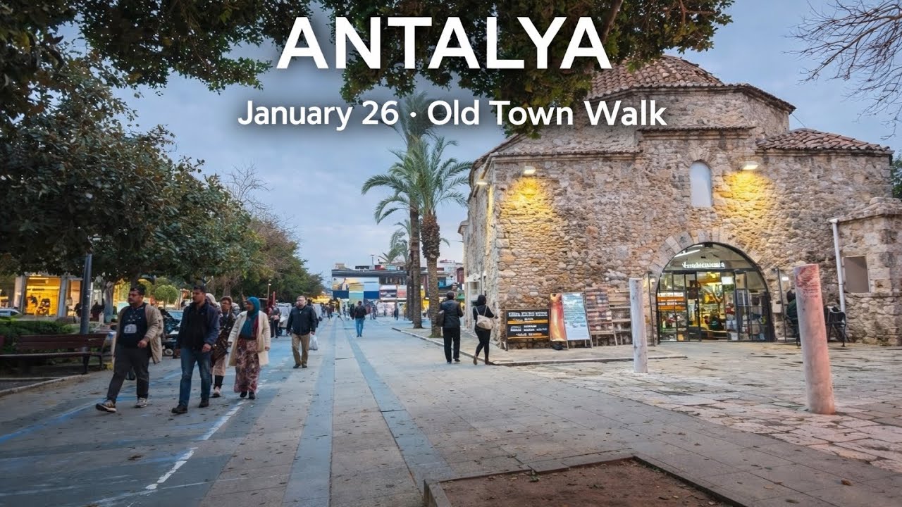 ANTALYA Old Town · Muratpaşa January 26