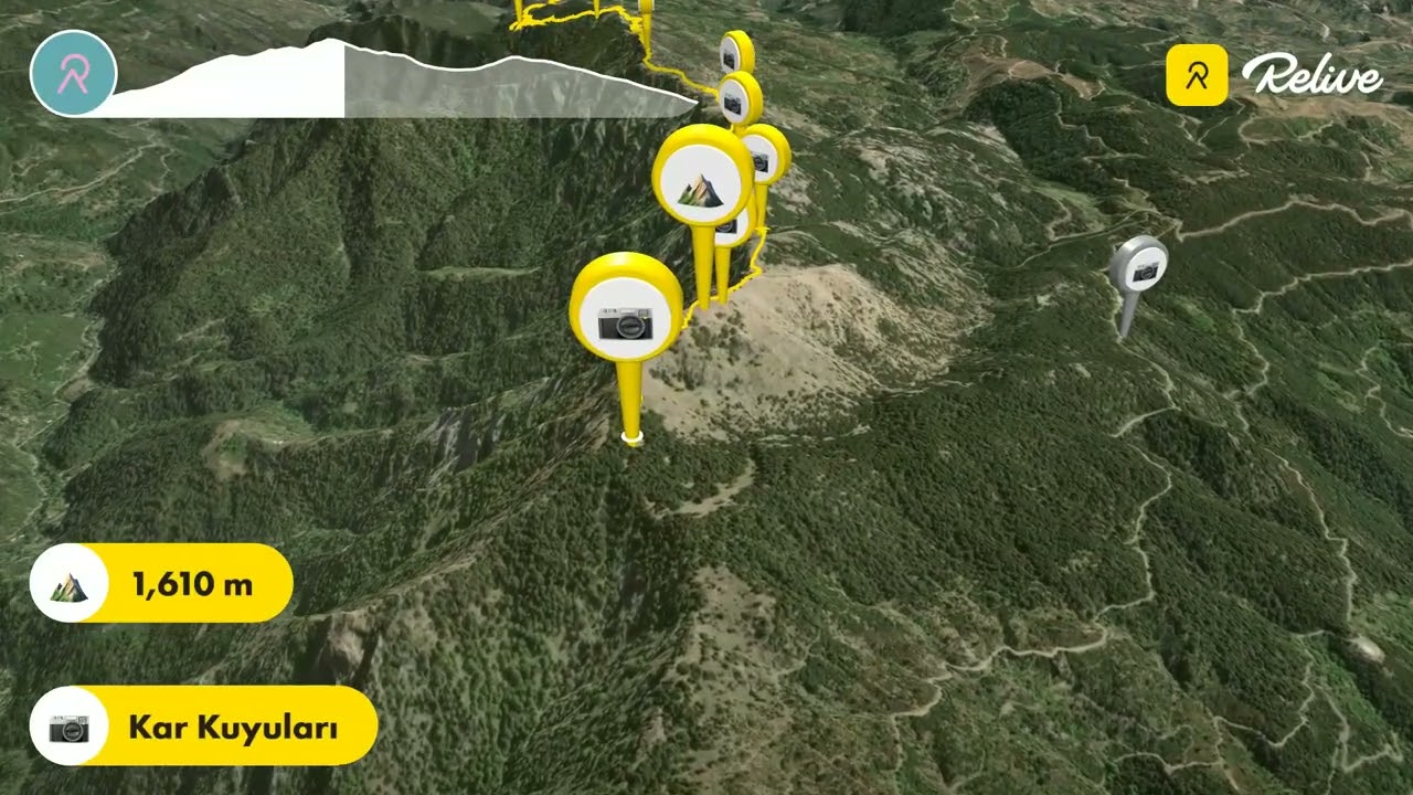 Aydın Dağları Karlık Tepe zirvesi