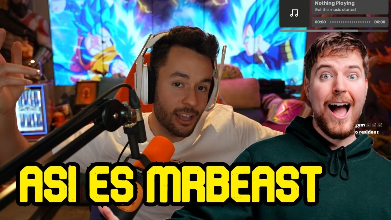 TheGrefg ¿COMO es GRABAR CON MRBEAST? ANECDOTAS del VIDEO con MRBEAST IBAI RUBIUS QUACKITY ABRAHAHAM