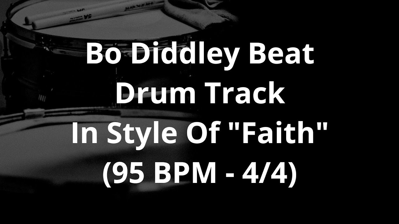 Bo Diddley Beat Drum Track In Style Of 