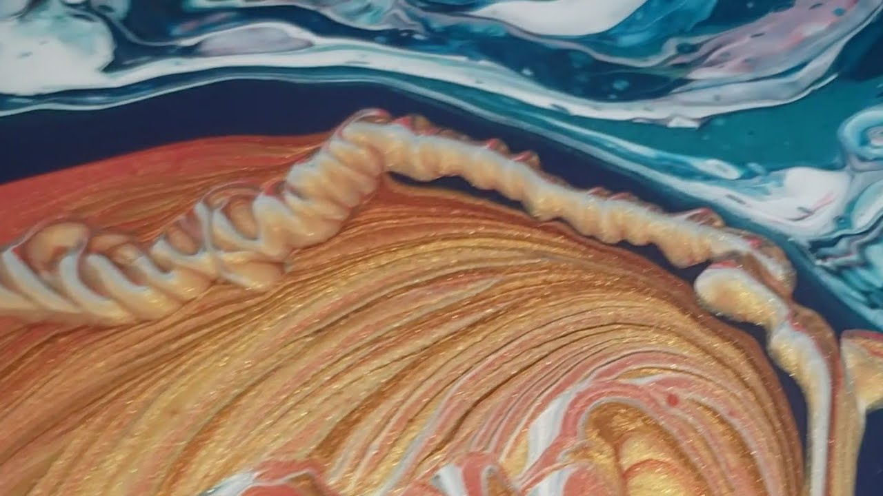 Will It Work?| Using A Squash To Squash Paint!| Odd Acrylic Pour Tool #acrylicpourpainting #fluidart