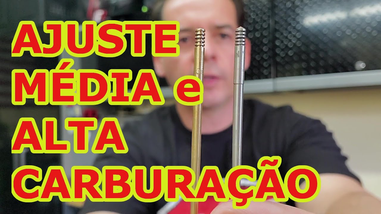 Ajuste da Alta e Media - Carburação 2 Tempos