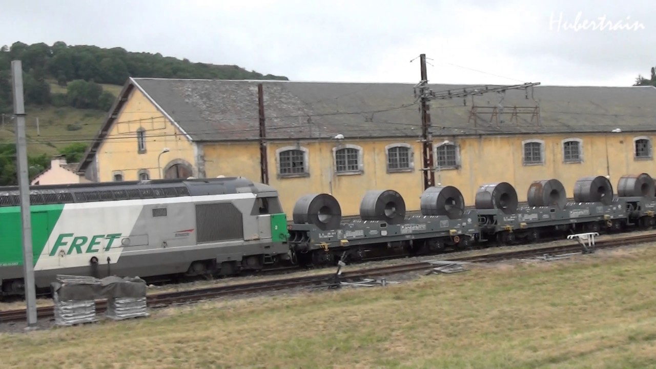 Train de coïls sur la ligne des Causses - HD vidéo 226