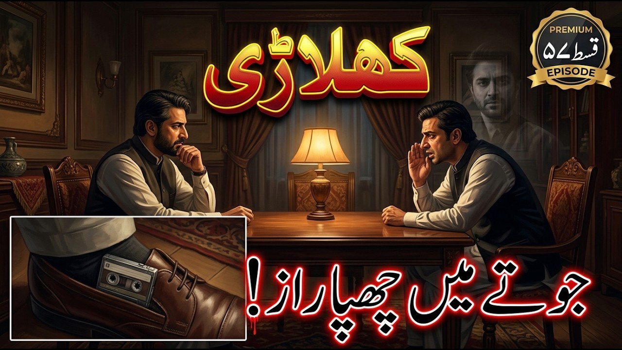 Khilari کھلاڑی | jutay mein chupa raaz | crime thriller | Hairatangez Mystery Kahani | Ep 55