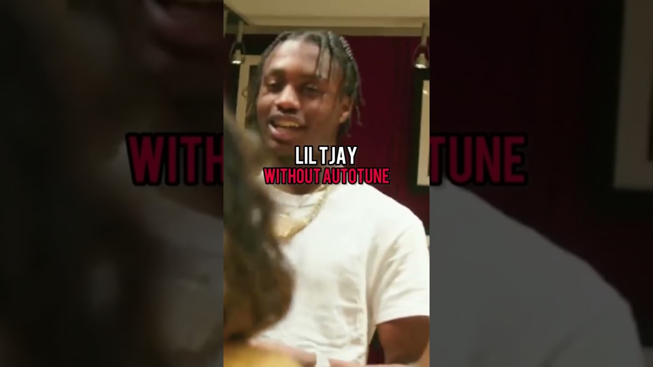 Rappers with vs without autotune pt.1 🔇🎶 #rap #liltjay #shorts