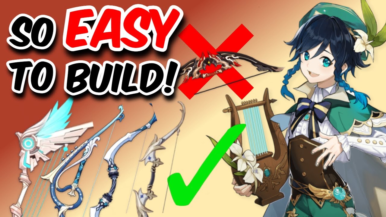 Venti F2P and WHALE Weapon Options - BEST Weapons for Venti | Patch 1.4 Genshin Impact